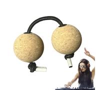 Asalato Shakers Wood - Portable Rhythmic Ball Music Egg Shaker, Hand Percussion Instrument Classical African Shaker Rattle Performance Concert