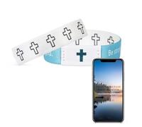Asaleilipa Daily Bible Verses Bracelets, Scripture Bracelet, Christian Bracelet for Women, Men, Teens, Bible Verse Scan Bracelets, Inspirational Christian Gifts,1000+ Inspirational Scriptures