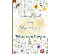 Asamblea regional del 2026 de los testigos de Jehová “FELICES PARA SIEMPRE”: Edición interior blanco y negro. Libreta de apuntes y notas para la asamblea.