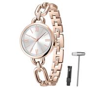 Asan Ge Bracelet Watches for Women, Vintage Dainty Watches for Lady, Water Proof Smooth Surface Summer Cool Breathable Elegant Small Wrists and Easy Adjustable Length, Rose Gold