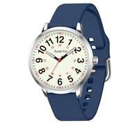 Asan Ge Nurse Watch for Nurse Medical Professionals Students Doctors Women Men Waterproof Watch 24 Hour Military Time Luminouse Easy to Read Dial with Second Hand, Navy, 40MM-Unisex, Nurse Watch