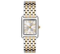 Asan Ge Watches for Women Vintage Bracelet Roman Dial Japanese Movement Rectangular Case Watch 3ATM Waterproof Self-Adjust Watch Size Without Tools, Gold Silver, Vintage