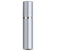 AsaNana Perfume Atomiser, Refillable & Travel Size Perfume Bottle, 9 ml (P9-Silver)