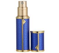 AsaNana Perfume Atomiser, Refillable & Travel Size Perfume Bottle, Leaking Proof,Bottom Pump without Funnel, Luxurious Small women and men, 5ml (Navy Blue)