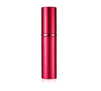 AsaNana Refillable Perfume Atomiser, Filling Technology without Funnel, Empty Perfume Atomiser Spray Bottle for Travel, Handbag on the Go - 5 ml (Red)
