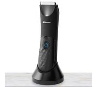Asani Upkeeper Men's Body Hair Trimmer - Rechargeable Grooming Tool with Ceramic Blade, LED Light, Waterproof Design, Electric Shaver for Wet/Dry Use, Ideal for Chest, Back, Groin Hair Care