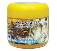 Asantee Turmeric & Ginger Spa Salt With Honey And Collagen 1 x 700ml Jar