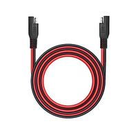 AsanWise SAE Connector Cable, Automotive Extension Cable, 2 Pin Quick Connect/Disconnect Harness 18AWG, 1m/3.28ft