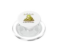 ASAP As Slow As Possible Turtle Coffee Design funny cute PopSockets PopGrip for MagSafe
