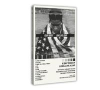 ASAP Rocky Long Live Asap Tracklist Album Canvas Poster Bedroom Decor Sports Landscape Office Room Decor Gift Frame: 08x12inch(20x30cm)