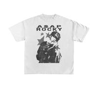 ASAP Rocky Vintage Shirt-ASAP Rocky Y2k-ASAP Rocky Merch Vintage 90s Hip HoWhiteM