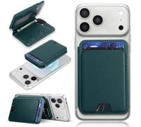 ASAPDOS For MagSafe Wallet,Magnetic Wallet with Card Holder RFID Blocking with 6 Card Slots & Cash Pocket, Slim Minimalist For iPhone 17/16/ 15/14/ 13/12/ Pro/Max/Plus/Air, Blue Green, Retro