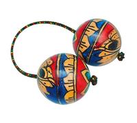 Asaratua Rhythm Shaker - Double Sphere Percussion, Versatile African Instrument | Ideal Adults Children Beginners Home Classroom Stage Festival Travel Parties Music Sound Experience Cultural