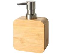 Asashizen Bamboo Soap Dispenser Bathroom, Easy to Fill Washing Up Liquid Dispenser, Refillable Shampoo and Conditioner Bottles with Pump, Hand Gel Dispenser for Kitchen Sink