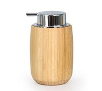 Asashizen Bamboo Soap Dispenser, Natural Material,Easy to Fill, Liquid Hand Soap Dispenser for Essential Oil, Lotion Dispenser with Pump for Home, Kitchen