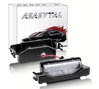 Asasytal 2 x LED Number License Plate Light, 12V Rear Number Plate Lamps with Base 18 SMD Bright White, Error Free Compatible with Mazda 6 RX-8 2004-2012,Mazda 6 2006-2011, 2 Lamps