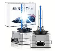 Asasytal D1S Xenon Bulbs 35W 8000K Cool Blue Headlights, Bi HID Retrofit Kit Bulb, IP68 Waterproof Xenon Brenner Headlight Replacement Compatible with 85415XV2S1,Socket Type: PK32D-2, Set of 2