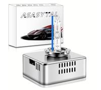 Asasytal D5S 35W Xenon Headlight Bulbs, 8000K Cold White 12V High/Low Beam HID Lamp Bulb, 1 Piece