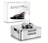 Asasytal D5S Xenon Bulb 6000K Pure White Light 35W OEM HID Headlight,XENARC Original D5S 66540 12410C1 PK32d-7 Car Bulbs Replacement, 1-Pack