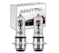 Asasytal H6M P15d-25-1 35W Halogen High/Low Beam Headlight Bulbs Replacement Kit, 3000K Original Yellow Light Lamp for 12V Auto Motorcycle/Scooter ATV Quad Bike headlight Bulb Renew, 2 Pieces