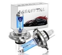 Asasytal HS1 PX43t 12V 35/35W Halogen Headlight Bulb, 5000K Warm White Light, For Car Motorcycle High/Low Beam Replacement, 2 Pieces
