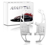 Asasytal Paddles Shifters Steering Wheel Shift Paddle Extension Aluminium Compatible with VW Golf 7 GTI/R, Polo 6C GTI, Jetta GLI, Passat B8, Scirocco, T-ROC/Tiguan Rline,Silver
