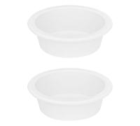 ASAWASA 2 Pcs Silicone Liners for Wax Warmer,No Mess, No Scrape, Long Lasting and Reusable, 2.48 in in Bottom Diameter (medium size 2pcs)