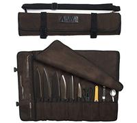Asaya Canvas Knife Roll (Brown)