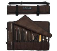 Asaya Canvas Knife Roll (Brown)