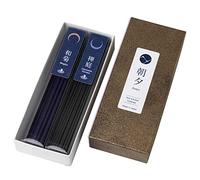 Asayu Japan Low Smoke Incense Sticks Set - Japanese Zen Garden & Wagiku Chrysanthemum Zen Scent, Made in Japan, ca. 80 Sticks (20g ×2), Natural Multipack for Meditation & Relaxation