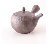 Asayu Japan Tobikanna Kyusu Teapot, Handcrafted Japanese Ceramic Tea Pot with Fine Mesh Filter, 360ml (12.2oz), Authentic Tokoname Ware for Loose Leaf Green Tea - Tobikanna