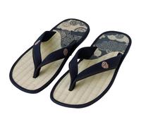 Asayu Japan Traditional Japanese Sandals Tatami Setta Zori, Made in Japan - Blue