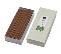 Asayu Japan Traditional Smoke Incense Sticks Sandalwood & White Sage Blend Fragrance Scent - ca. 80 sticks, 40gr - Made in Japan - For Morning Meditation, Relax or Yoga