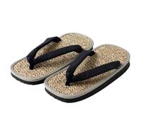 Asayu Japan Traditional Tatami Setta Zori Sandals - Eco-Friendly Igusa Rush, Moisture Absorbent & Odor Resistant, Handmade in Japan, Sameseigaiha Pattern, Edo Period Inspired