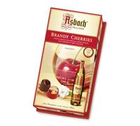 Asbach Cherries Infused with Brandy Enrobed in Dark Chocolate Without a Sugar Crust 200 g