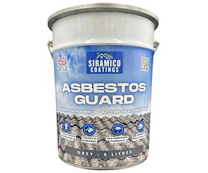 Asbestos Guard™ | Sealant Paint & Coating - Full Protection for Cladding, Gutters and Roofs (Dark Grey)