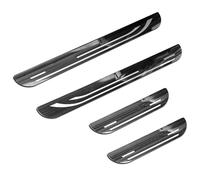 ASBHFC 4Pcs Car Door Sill Protectors for Nissan Qashqai (2021-2025 2026), Stainless steel Kick Plates, Anti-Scratch Entry Guard Trim for Front & Rear Doors,Car Welcome Pedal Trim,Upgrade 2