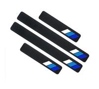 ASBHFC 4Pcs Carbon Fiber Style Car Door Sill Protector for Fi-at 500X (2014-2025 2026), Self-Adhesive Kick Guard, Interior Accessories, Daily Scuff Protection,A-blue