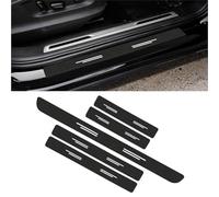 ASBHFC 5 Pcs Car Door Sill Protector Set with Trunk Guard for Je-ep Avenger (JJ 2023-2025 2026), Carbon Fibre Effect Kick Plates for Total Entry Protection, Self-Adhesive Anti-Scratch