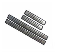 ASBHFC Stainless Steel Car Door Sill Protector for CUPRA Tavascan (EV 2024-2025 2026), 4-Piece Anti-Scratch Kick Plates, Brushed Metal Finish Door Entry Guards for Cars