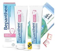 ASBQuality Nappy Change Bundle | 2 x Bepanthen Nappy Rash Cream 100g + 2 x ASBQuality Cotton Pads + 1 x Harmonie Aqua Baby Wipes (48) | Relieves Irritation & Redness | Nappy Cream