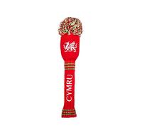 Asbri Golf Pom Fairway Head Cover - Wales,Red
