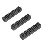 Asbrot Bambo Lab A1 Mini 3Pcs Nozzle Silicone Brush, Cleaning Filament Buildup PLA PETG TPU ABS, Not Compatible with Bamboo Lab A1