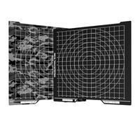 Asbrot Camouflage and Carbon Fiber Pattern Transfer to Prints, 3D Printer Build Plate Compatible with Bambu Lab H2D, Strong Adhesion and Easy Release Spring Steel Sheet