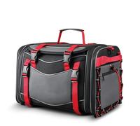 ASBVRJF Motorcycle Rear Tail Storage Bag Men Backpack Expandable Capacity 53L Outing Motorcross Package Moto for Motorcycle Side Frame Bag(Red)