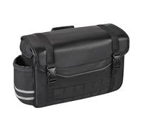 ASBVRJF with Rain Cover Rear Seat Bag Pannier Accessories Motorcycle Saddle 12L Universal Side Tail Motorbike Riding Travel Bags Motorcycle Side Frame Bag