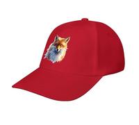 asbwuo Blue Eyes Fox Casual Baseball Cap Funny Golf Dad Hat Adjustable Trucker Caps for Running Outdoor Sports
