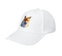 asbwuo Blue Eyes Fox Casual Baseball Cap Funny Golf Dad Hat Adjustable Trucker Caps for Running Outdoor Sports