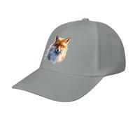 asbwuo Blue Eyes Fox Casual Baseball Cap Funny Golf Dad Hat Adjustable Trucker Caps for Running Outdoor Sports