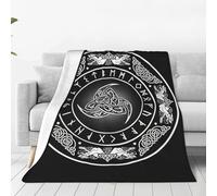 asbwuo Celtic Trinity Knot Throw Blanket,Lightweight Soft Flannel Blankets for Bed,Sofa,Couch,Camping for All Season